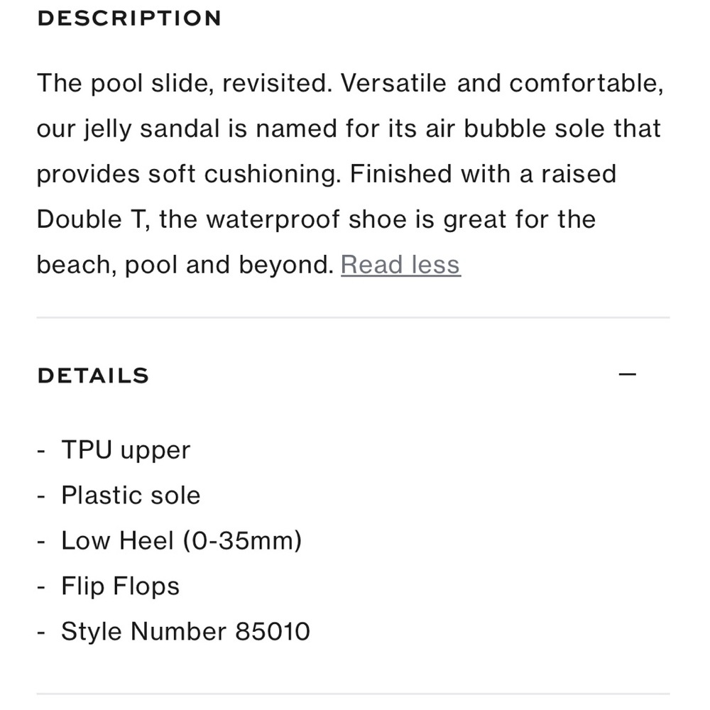 Euc Tory Burch Size 5 Bubble Slides - image 4